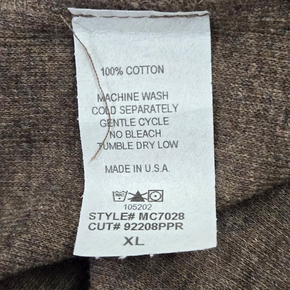 Chalet et Ceci Cotton Lagenlook‎ Dress Brown Black SZ XL 100% Cotton Made in USA - Picture 4 of 7